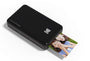 Kodak Mini 2 HD Fotodrucker - Schwarz. Kompakter, schwarzer Drucker. Ermöglicht drahtlosen Thermosublimationsdruck von Fotos im Format Kreditkarte.