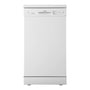 KKT KOLBE DW401W Geschirrspüler freistehend – 45cm Weiss. Schmaler, weißer Geschirrspüler spült automatisch Geschirr.