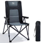 TIMBER RIDGE Campingstuhl faltbar – hohe Lehne, 260 KG, 4 Pos.