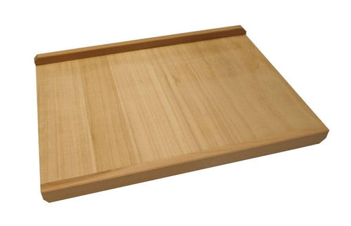 CULIMI Holzbackbrett Teigbrett – grosses Nudelbrett 70x50 cm