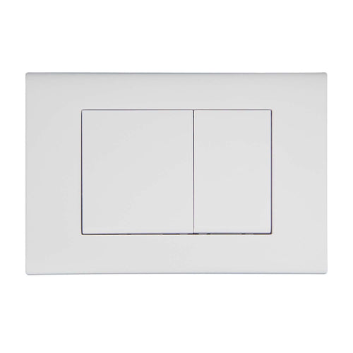 Wunderbad Drückerplatte Geberit Duofix Sigma/Delta 2-Mengen - Weiss Matt