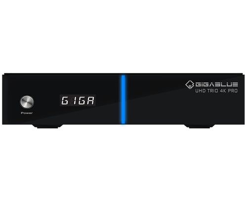 GigaBlue UHD Trio 4K PRO UHD Receiver - Combo Tuner, Schwarz