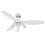 Westinghouse Jet Plus 78703 Deckenventilator Licht Weiss Fernbedienung. Kühlt und beleuchtet Räume per Fernbedienung.