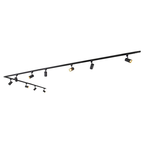 QAZQA Modernes 1-Phasen-Schienensystem Komplettset 10 Strahler