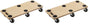 Metafranc 821420 Transportroller - 680x290 mm, 300 kg: Rechteckige Platte mit Rollen zum Transport schwerer Gegenstände.