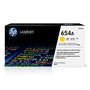 HP CF332A Gelb Toner - LaserJet Enterprise M651. Gelbe Tonerkartusche in typischer Form. Liefert Farbpulver für den Laserdruck in HP LaserJet Enterprise M651 Druckern.