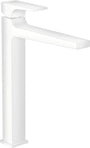hansgrohe Metropol Waschtischarmatur - 260mm Mattweiss. Geradlinige, hohe Armatur zur Wasserentnahme am Waschtisch.