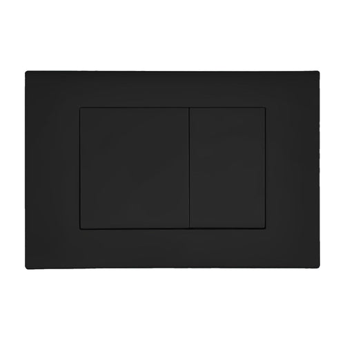 Wunderbad Drückerplatte für Geberit Sigma/Delta – Schwarz Matt