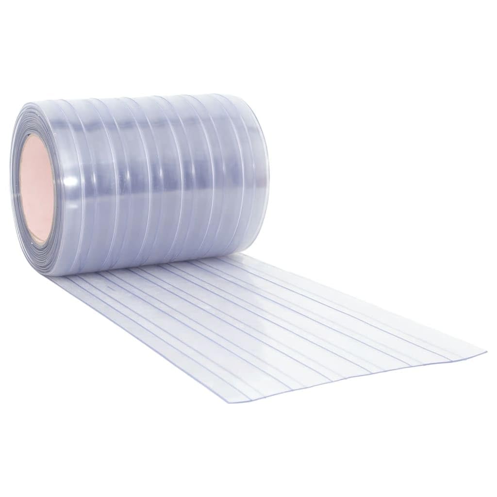 vidaXL Streifenvorhang Thermovorhang PVC Transparent – Zuschneidbar. Ein Lamellenvorhang zur Wärmeisolierung. Ideal für Werkstatt- oder Lagerbereiche.