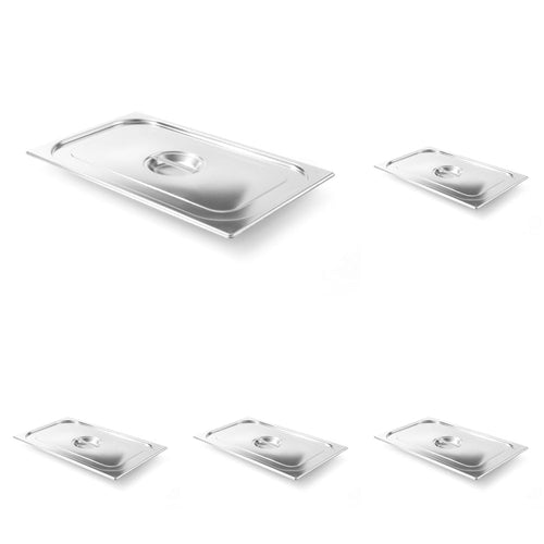 HENDI Gastronorm Deckel für GN 1/1 Behälter - Edelstahl. Zum hygienischen Verschließen und zur Temperaturerhaltung von GN 1/1 Behältern.