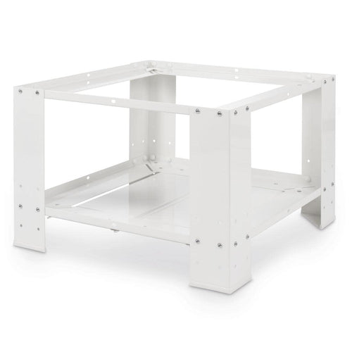 Xavax Waschmaschine Trockner Schrank Untergestell – 60x60x40 cm. Weißes Podest mit Schublade. Erhöht Geräte ergonomisch, schafft Stauraum.