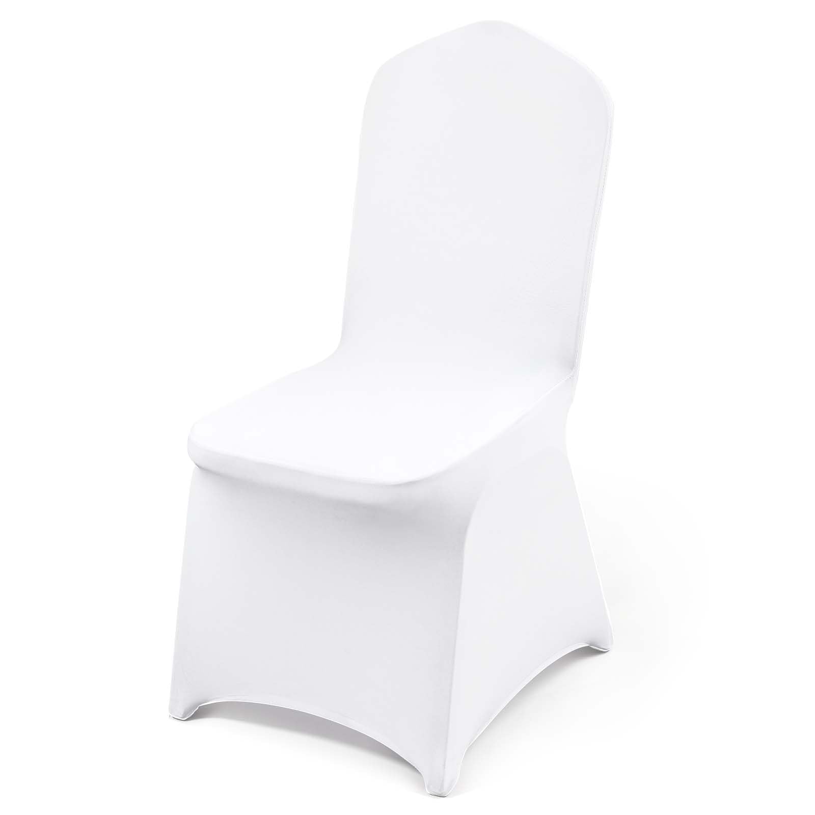 VEVOR Stuhlhussen Weiss für Schalenstühle 50 Stk. –