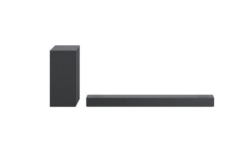 LG DS75Q 3.1.2 Soundbar mit Subwoofer - Dark Steel Silver. Dieses dunkelstahl-silberne 3.1.2-System optimiert Heimkino-Sound.