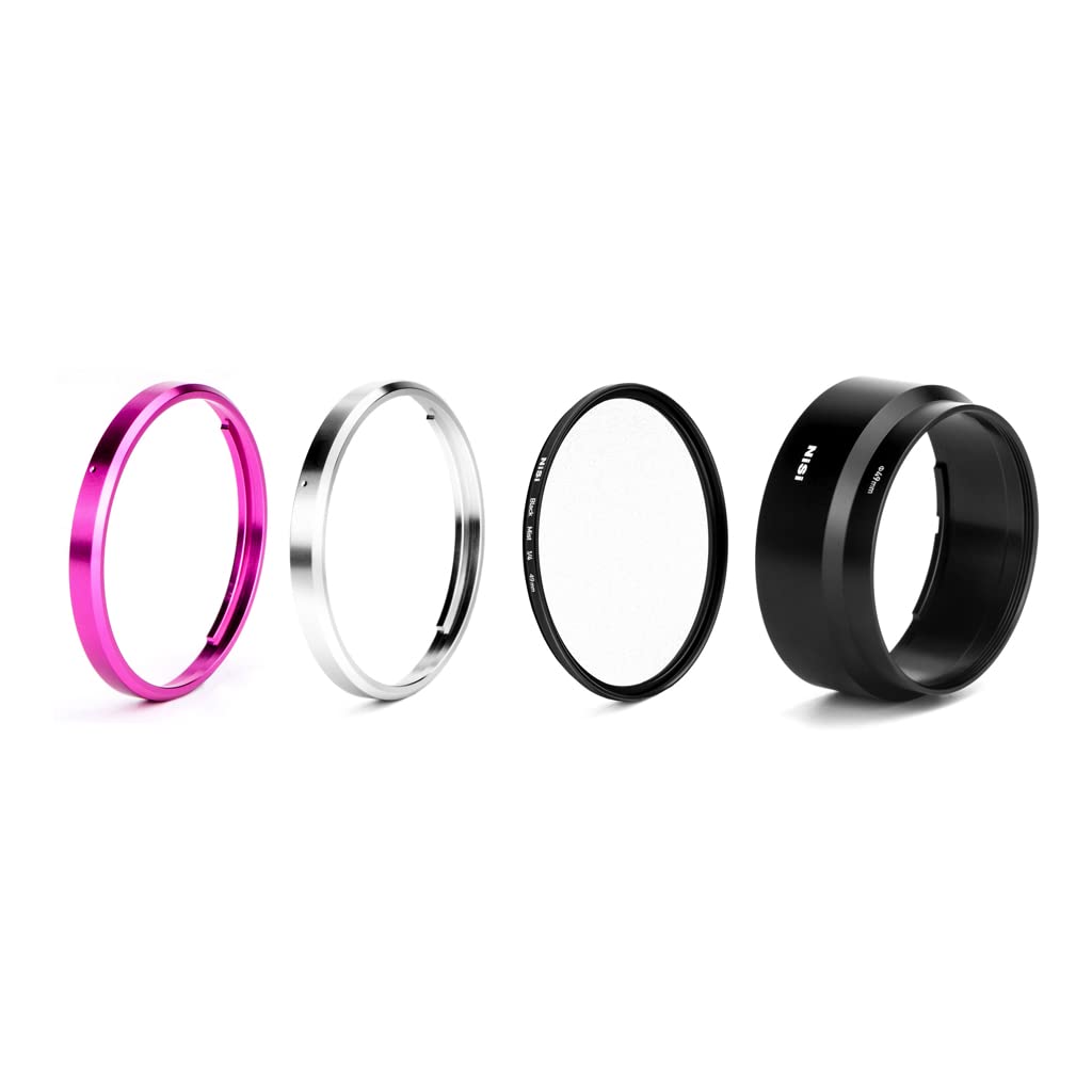 NiSi Black Mist Filter Kit für Ricoh GR3X/GRIIIx Kamera: Runde, schwarze Filter. Mildert Kontrast und Highlights für cineastische Fotos.