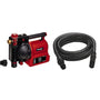 Einhell Hauswasserautomat GE-AW 1042 FS – Für Haus & Garten. Rot-schwarzer Kompaktblock für druckgesteuerte Wasserversorgung in Haus & Garten.
