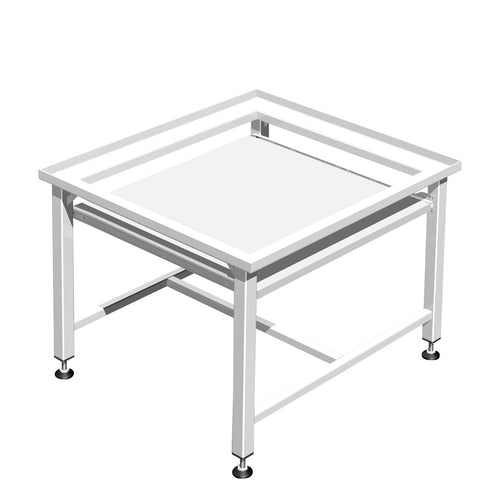 Metallbau Sent Waschmaschinen Untergestell – 40 cm mit Ablage voll verschweisst. Hebt die Waschmaschine, Ablage für Wäschekörbe/Zubehör.