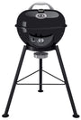 OUTDOORCHEF Chelsea 420 G Gasgrill. Runder, schwarzer Kugelgrill mit Gestell. Zum Grillen und Barbecue im Freien durch Gasbetrieb.