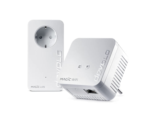 devolo Magic 1 1200 WiFi Mini Powerline Starterkit für Heimnetzwerk – Weiss