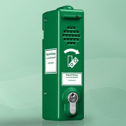 TMS PRO SHOP Türwächter ABUS Zylinderschloss verschiedenschliessend grün