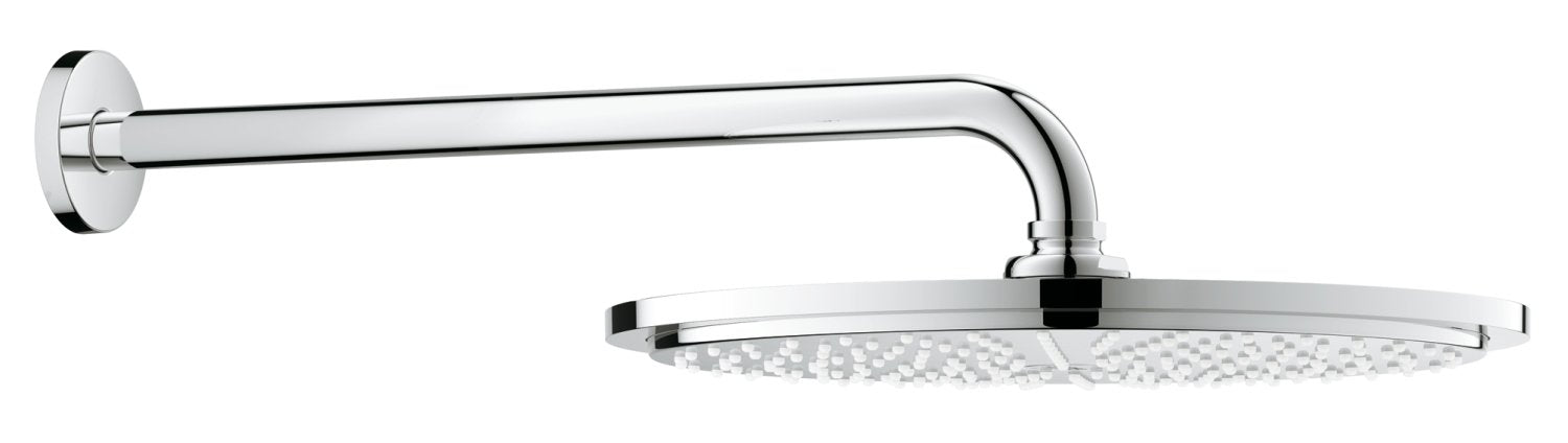 GROHE Rainshower Cosmopolitan 310 Kopfbrauseset - Chrom, 26066000. Rundes, chromfarbenes Duschset zur Wandmontage für gleichmäßige Wasserverteilung.