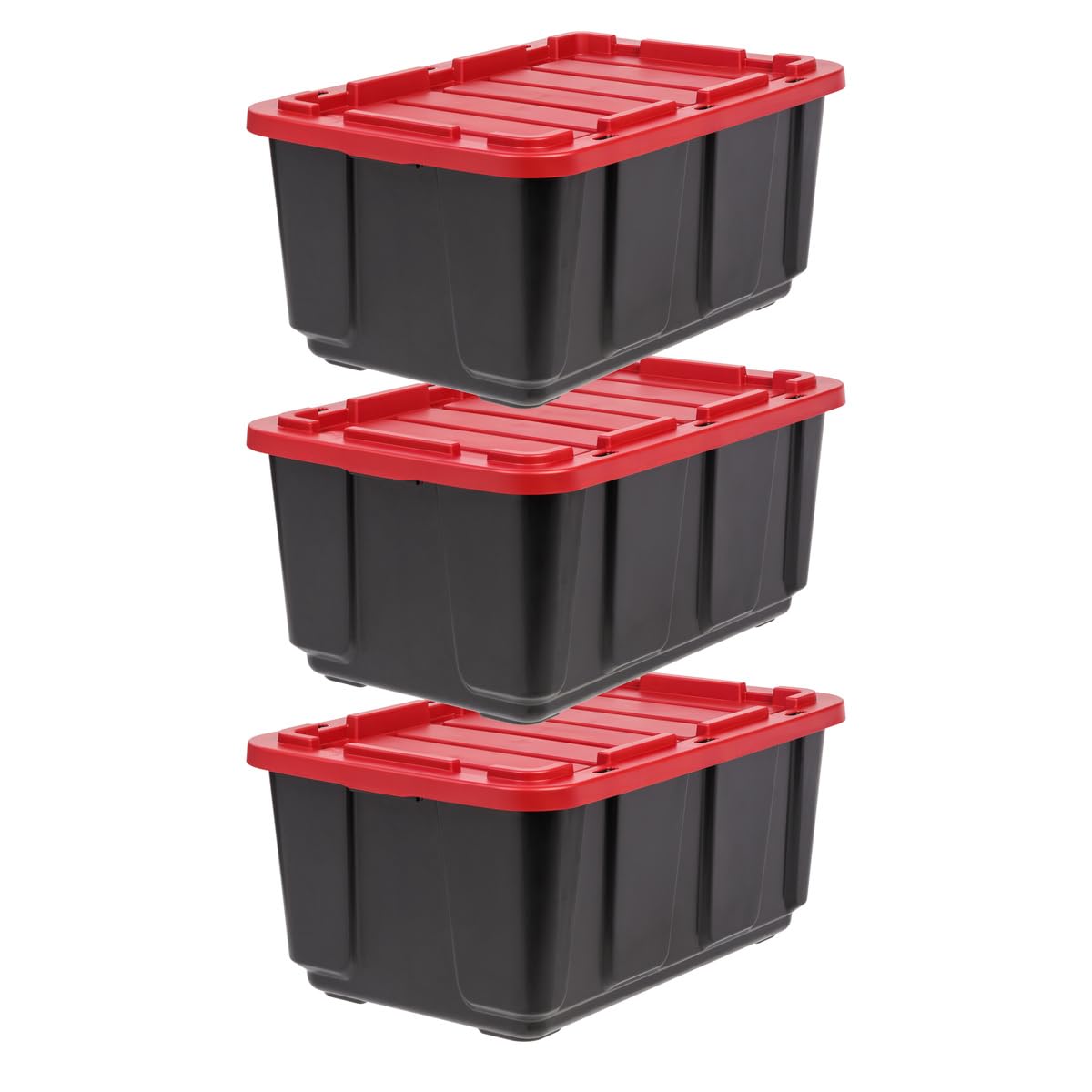 Iris Ohyama UTB-27 Aufbewahrungsbox 100L 3er-Set Schwarz –