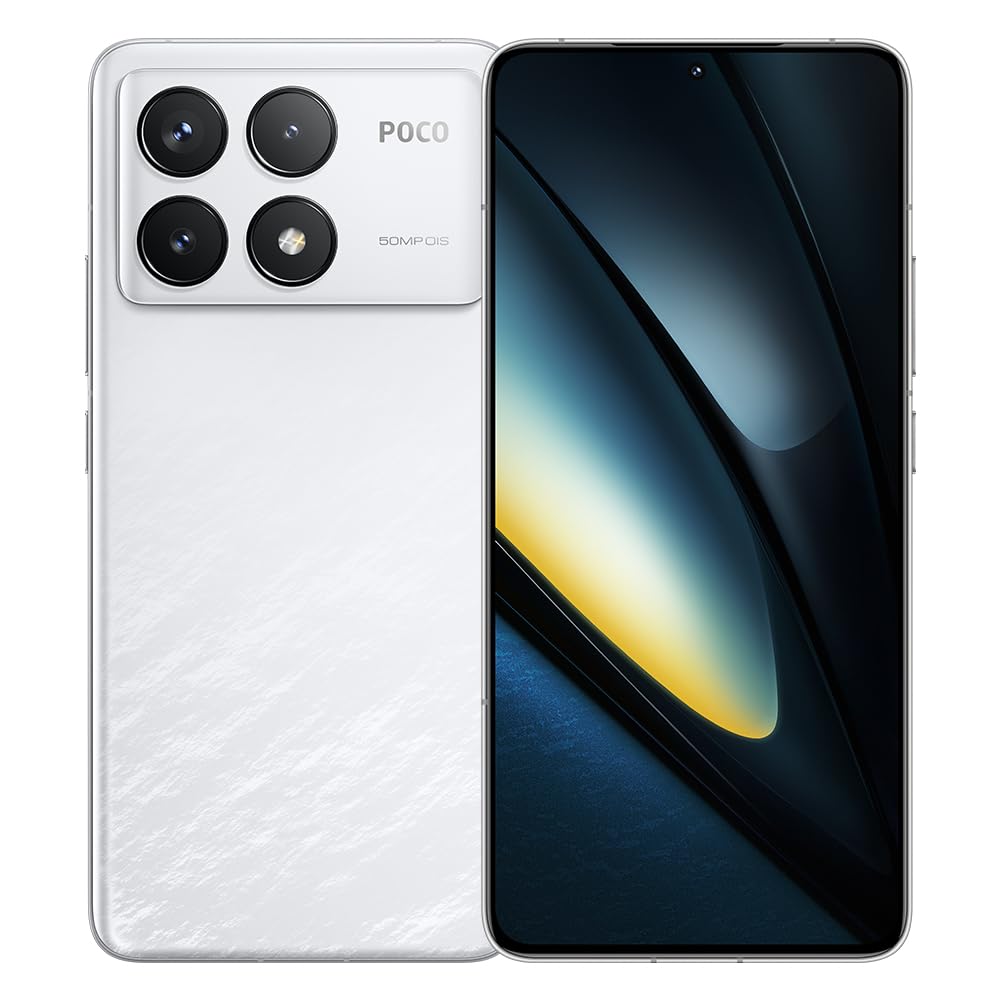 Xiaomi Poco F6 Pro 5G Android Smartphone - 12/512GB: Rechteckiges Mobilgerät zur mobilen Kommunikation und App-Nutzung.