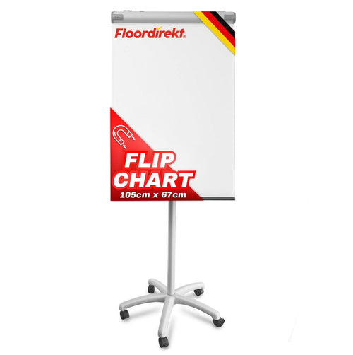 Floordirekt Pira Flipchart Whiteboard - magnetisch Rollenfuß
