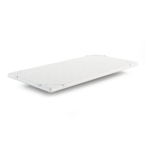 MSS e.K. Matratzentopper HR Kaltschaum - 200x200 cm. Rechteckiger, weißer Kaltschaumkern, optimiert den Matratzen-Liegekomfort.