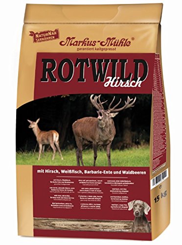 Markus-Mühle ROTWILD Hirsch Hundetrockenfutter - 15kg