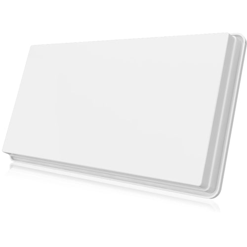 Selfsat H30D4+ Quad Flachantenne inkl. Fensterhalterung. Weiße Antenne für 4-fach Sat-Empfang am Fenster.