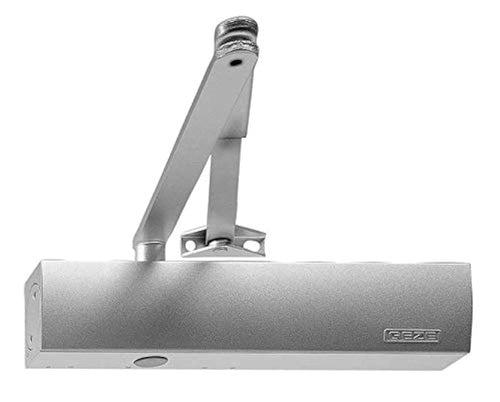 GEZE TS4000 Türschliesser - Silber, Gestänge und Montageplatte