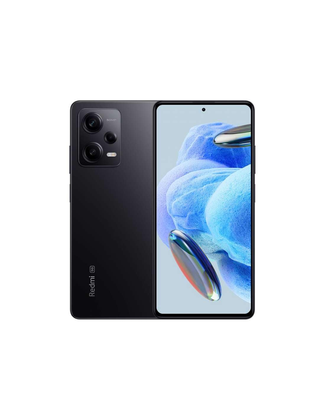 Xiaomi Redmi Note 12 Pro Smartphone 8GB/128GB - Midnight Black. Rechteckiges Mobiltelefon für Kommunikation und Apps.