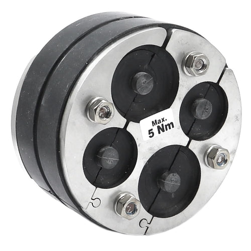 WITTKOWARE 100mm Mauerdurchführung DN100 geteilt 4 Kabel