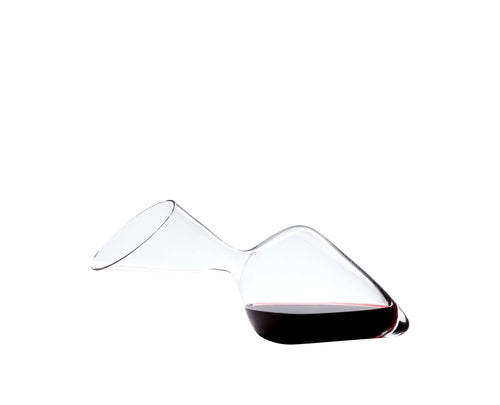 RIEDEL Tyrol Wein Dekanter, bauchig, aus klarem, handgefertigtem Kristallglas. Zum Dekantieren und Belüften von Wein.