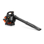 FUXTEC Benzin Laubbläser FX-LB126ECO - Kraftvoll & Leicht. Orange-schwarzer Benzin-Laubbläser zum Entfernen von Laub.