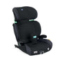 Chicco Quizy i-Size Kindersitz, schwarzer i-Size Autositz. Er sichert Kinder (100-150 cm) via Isofix im Fahrzeug.