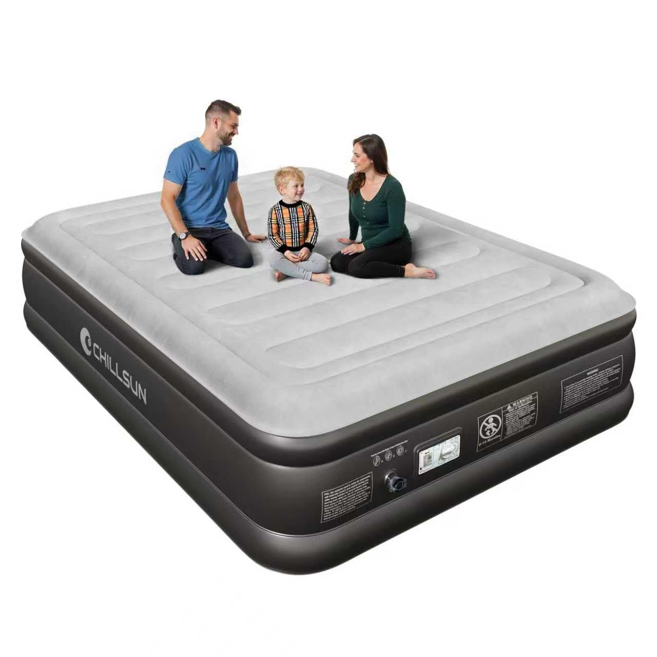 CHILLSUN Luftbett 2 Personen 203x152x46 cm –