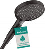 hansgrohe Raindance Select S 120 Wassersparender Duschkopf Mattschwarz. Rund. Reduziert den Wasserverbrauch beim Duschen.