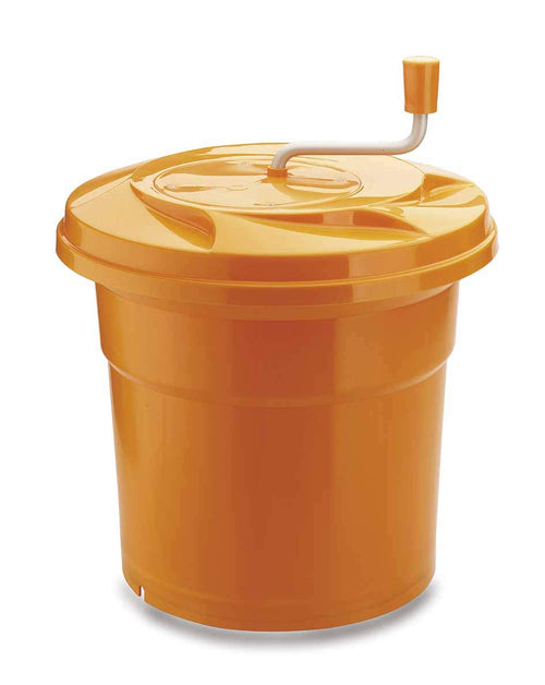 LACOR 61420 Salatschleuder – 12 L Fassungsvermögen. Runde Form, trocknet gewaschenen Salat schnell und effizient.