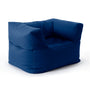 Lumaland Sitzsack-Lounge Modular Sessel Indoor/Outdoor - Dunkelblau. Für variables Sitzen/Loungen innen/außen.