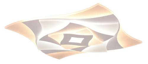 Trio Leuchten Akita 647110131 LED Deckenleuchte Dimmbar Weiss matt