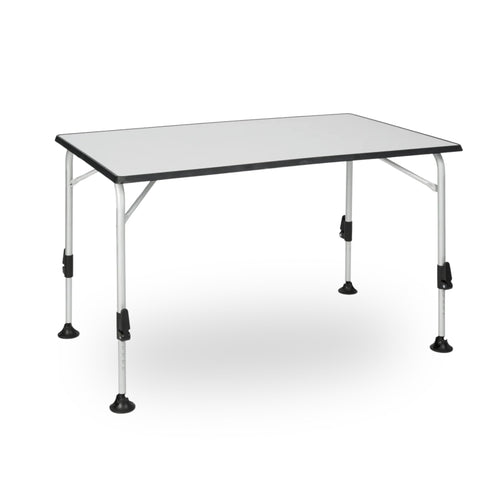 BERGER Ivalo 2 Alu Klapp-Campingtisch höhenverstellbar 115x70cm Grau