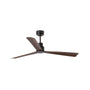 Nassau Deckenventilator Ø1320 - Marron 3 Palas. Brauner Deckenventilator mit 3 Flügeln. Er sorgt für effektive Raumluftzirkulation und Kühlung.