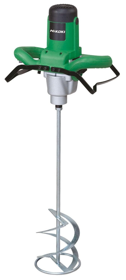 HiKOKI Handrührgerät UM16VST2: Grünes, ergonomisches 1600W-Gerät mit 2 Gängen. Mischt Baustoffe wie Mörtel, Farbe und Kleber homogen.