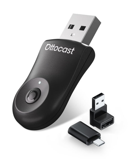 OTTOCAST MINI kabelloser CarPlay Android Auto Adapter - Schwarz