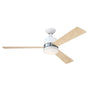Westinghouse Tristan 73038 Deckenventilator, 132 cm, weiss, mit Licht. Für Luftzirkulation und Raumbeleuchtung.