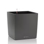 LECHUZA CUBE Premium 50 Pflanzgefäss - anthrazit metallic. Quadratisches Pflanzgefäss in Anthrazit metallic für Pflanzen.
