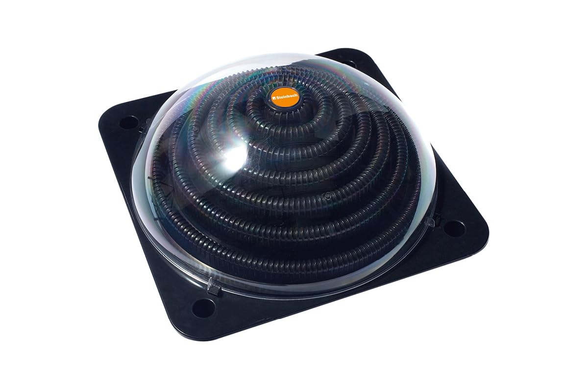 Steinbach Sonnenkollektor Loop - Schwarz 049100: Schwarze Absorbermatte zur solaren Beheizung von Poolwasser.