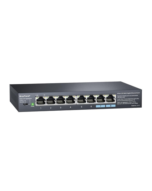 BrosTrend 2.5-Gigabit Netzwerk Switch 8 Port Unmanaged