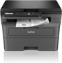 Brother DCP-L2627DW 3-in-1 Monochrom Laser Multifunktionsdrucker, ein mattschwarzer Block zum Verwalten von Office-Dokumenten.